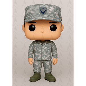 Funko Suboficial Fuerza Aérea - Gris Pixelado