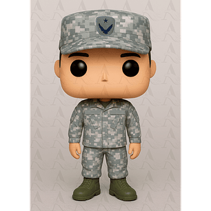 Funko Suboficial Fuerza Aérea - Gris Pixelado