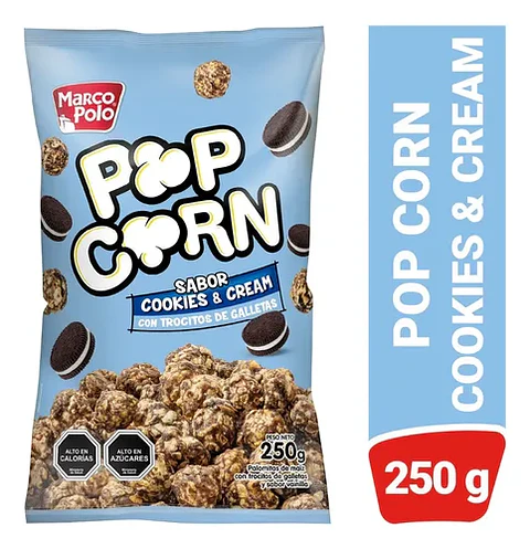 Pop Corn Cookies Cream 250g MP