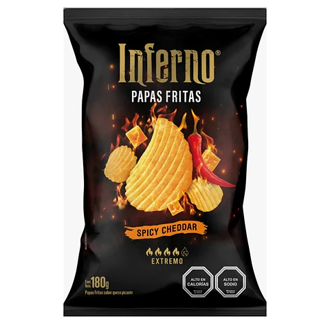 Inferno Spicy Cheddar 180g 