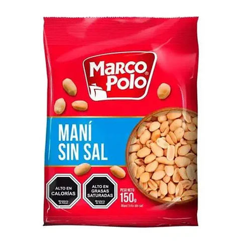 Mani Sin Sal 150 g MP