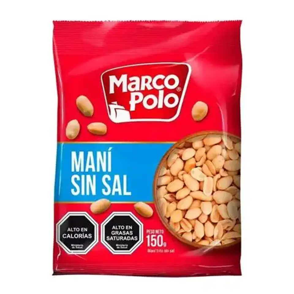 Mani Sin Sal 150 g MP 1