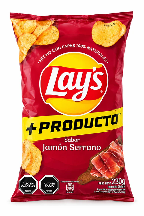 Lays Mediterránea Jamón 230g 