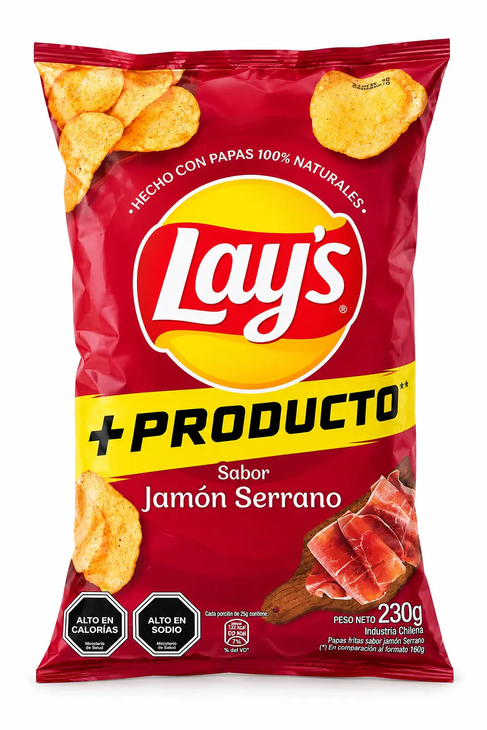Lays Mediterránea Jamón 230g  1