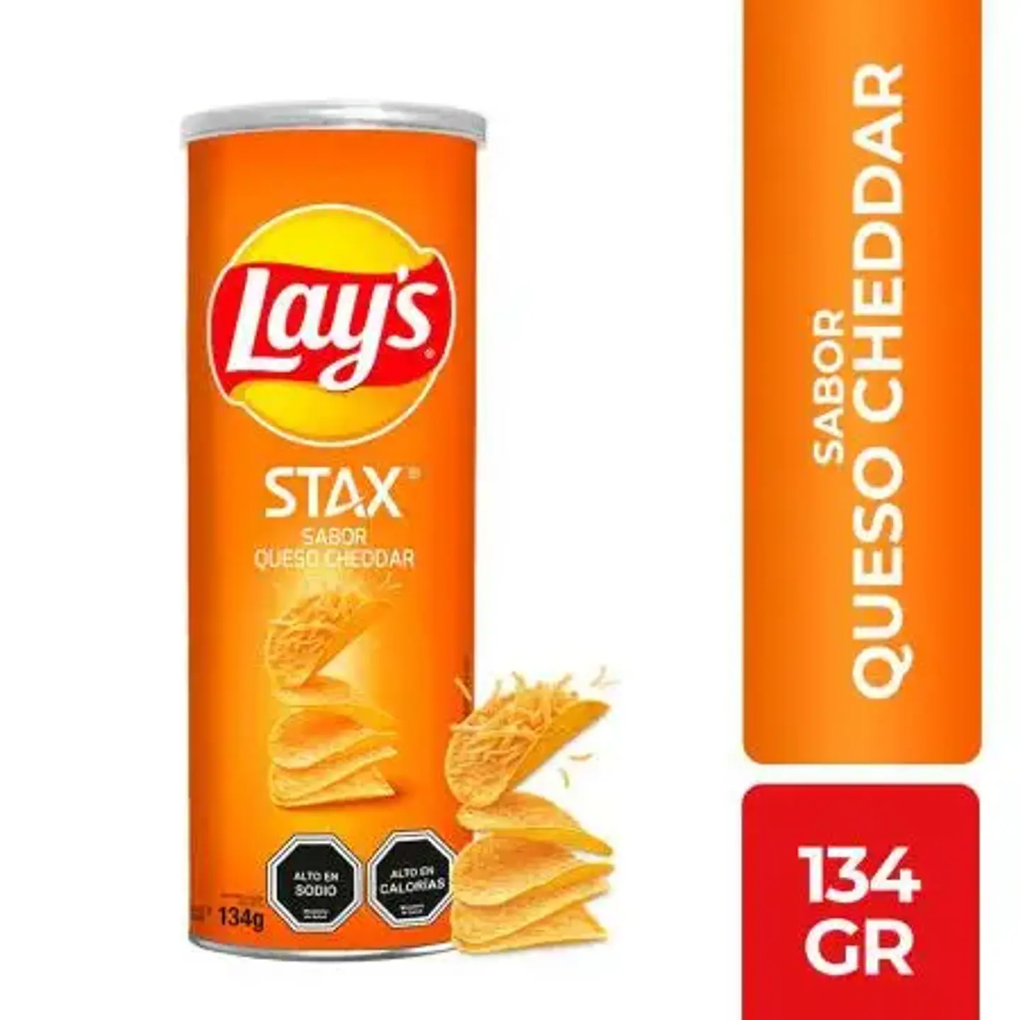 Lays Stax Queso Cheedar 134g 1