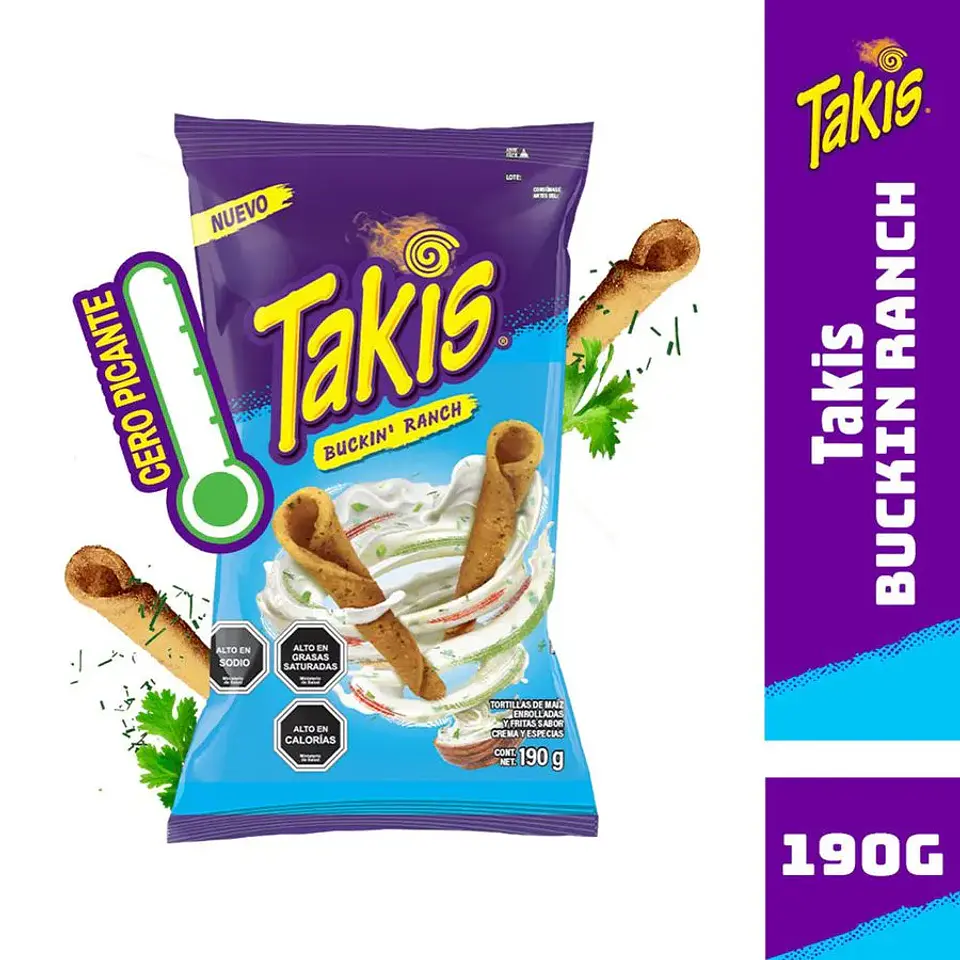 Takis Bukin Ranch 190g 1