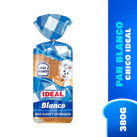 Pan Blanco Ideal 380g