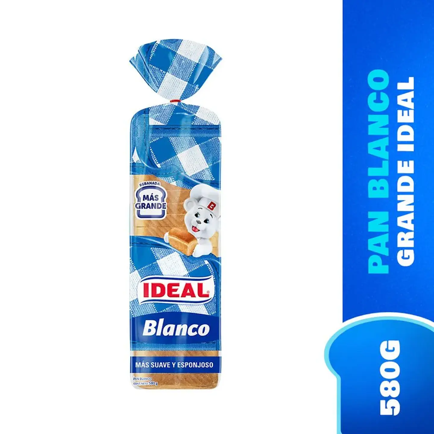 Pan Molde Blanco Ideal 580G 1