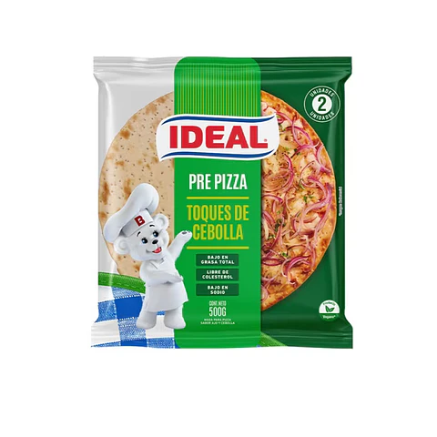 Pre Pizza Toques de Cebolla 2un 500g
