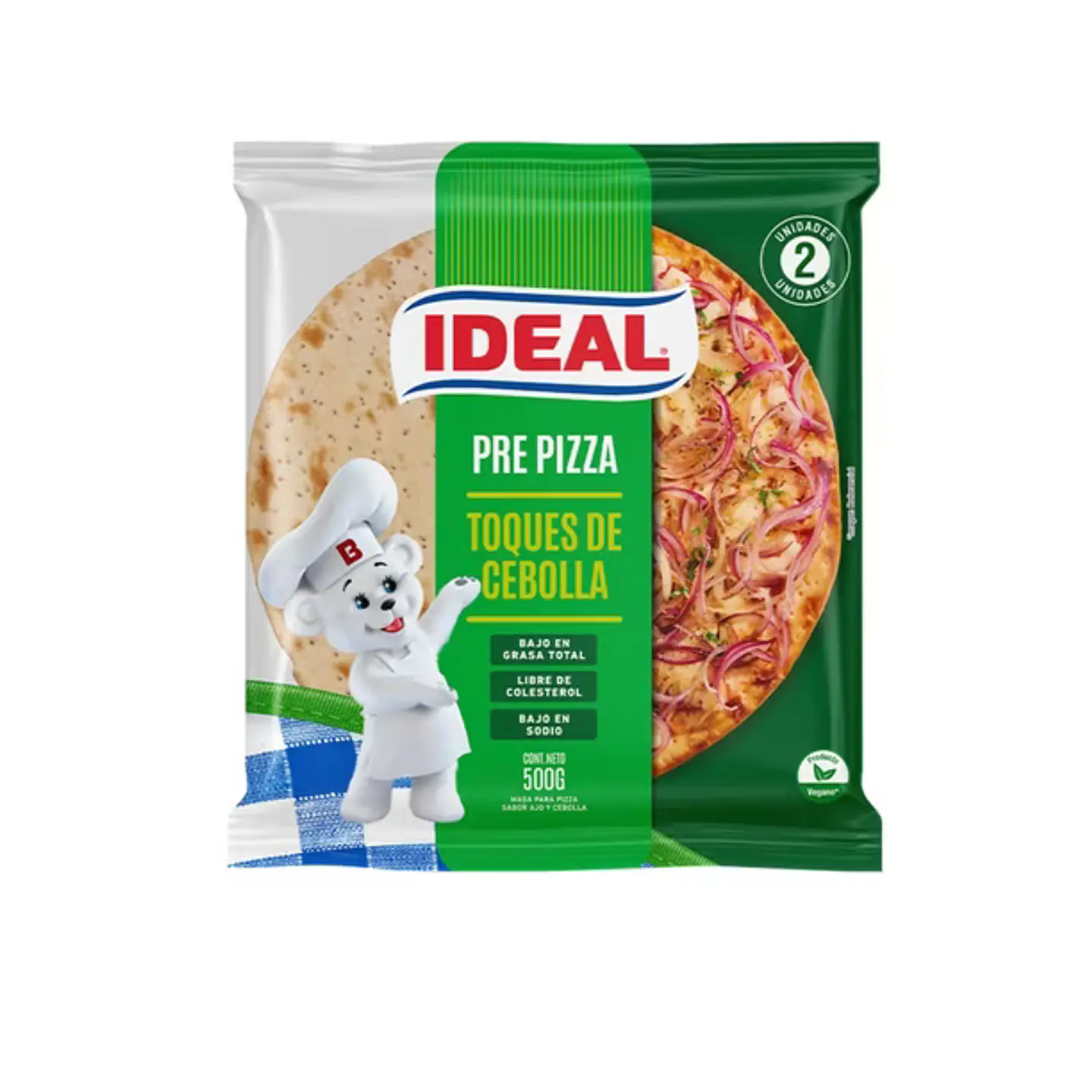 Pre Pizza Toques de Cebolla 2un 500g 1