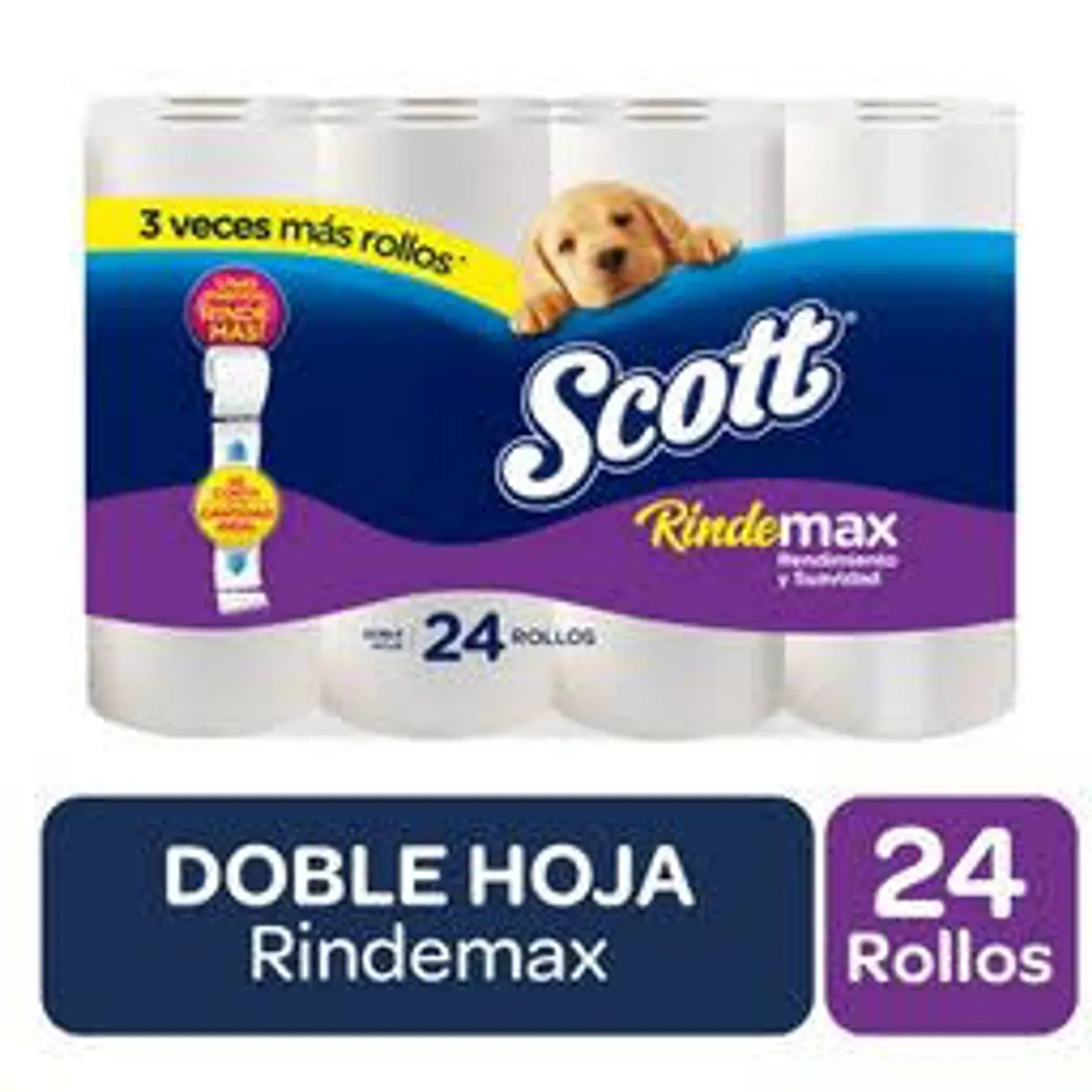 Higienico Scott Doble Hoja 24 Rollos 1