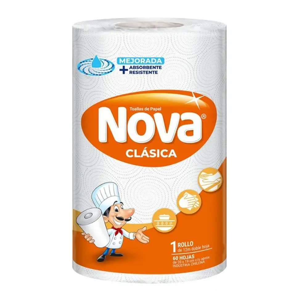 Toalla de Papel Nova Clásica 1 Rollo 1