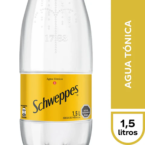 Schweppes Agua Tónica 1.5 Lts