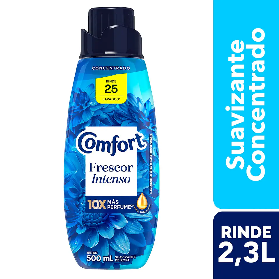 Suavizante de Ropa Concentrado Comfort Frescor Intenso 500 ml 1