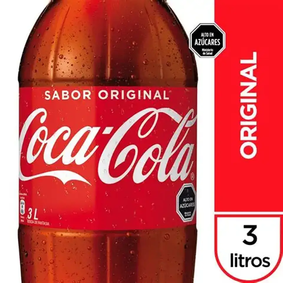 Coca Cola Original 3 Lts Desechable 1