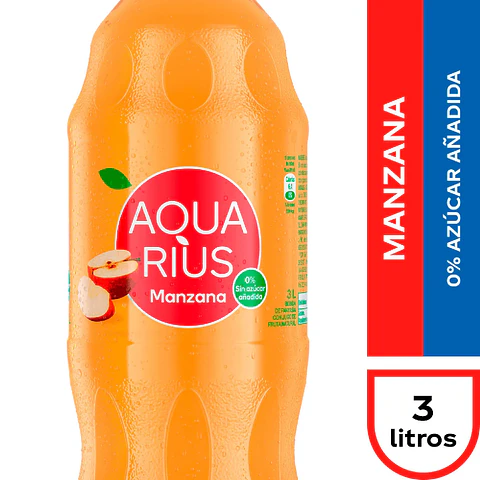 Aquarius Manzana 3 Lts