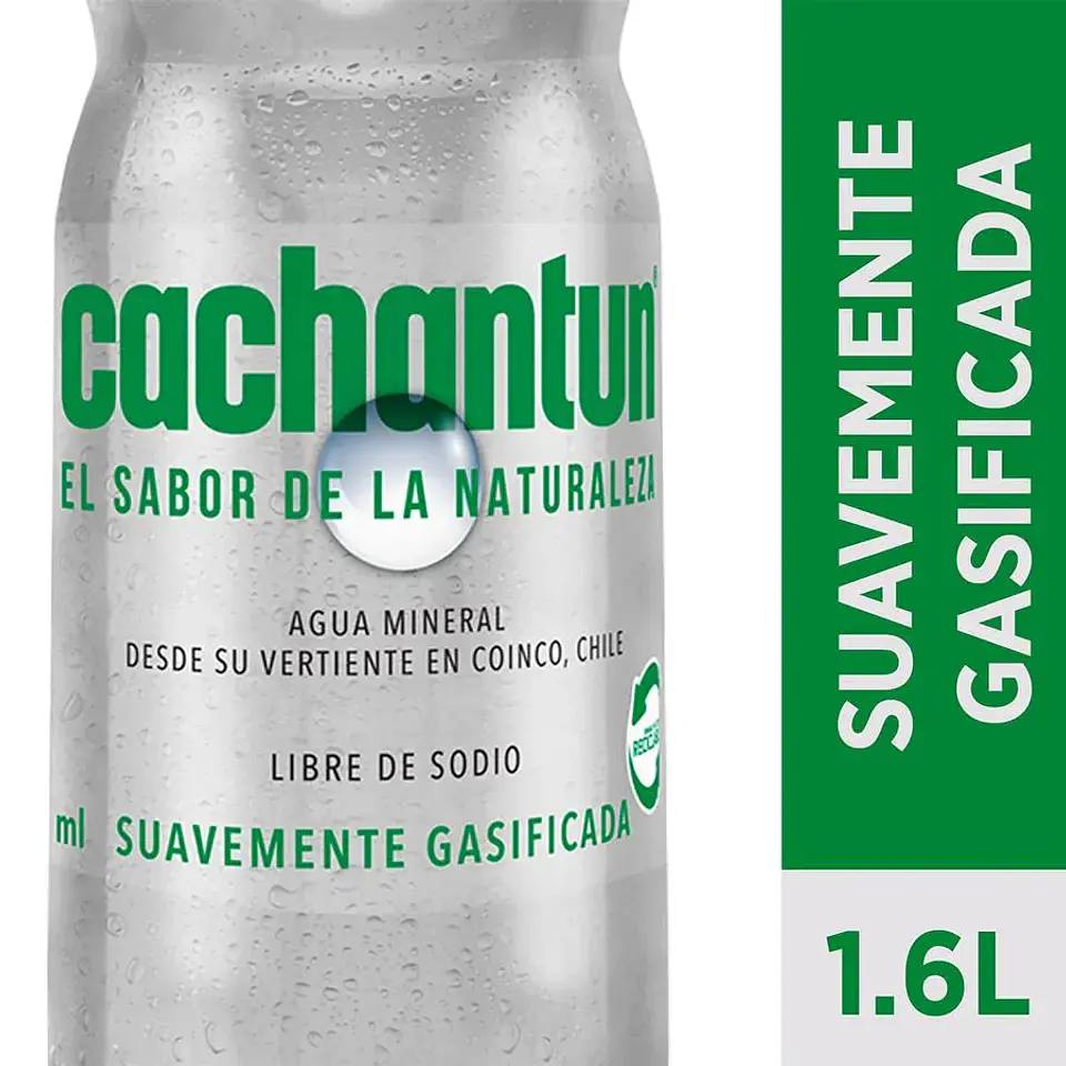 Cachantun Suavemente Gasificada 1600 ml 1