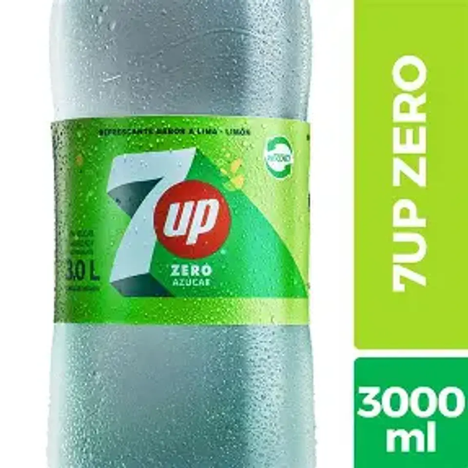 Seven Up Zero 3 Lts Desechable 1