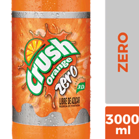 Orange Crush Zero 3 Lts Desechable