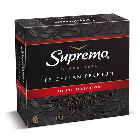 Té Ceylan Premium Supremo 100 Bolsitas