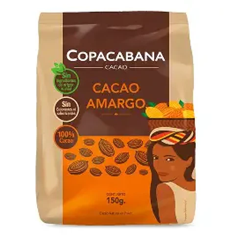 Cacao Amargo Copacabana 150g
