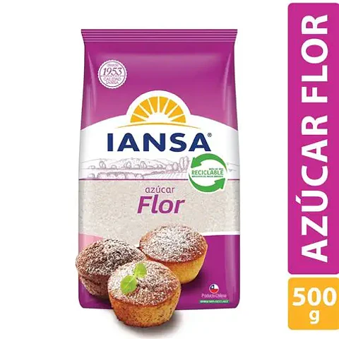 Azúcar Flor Iansa 500 grs
