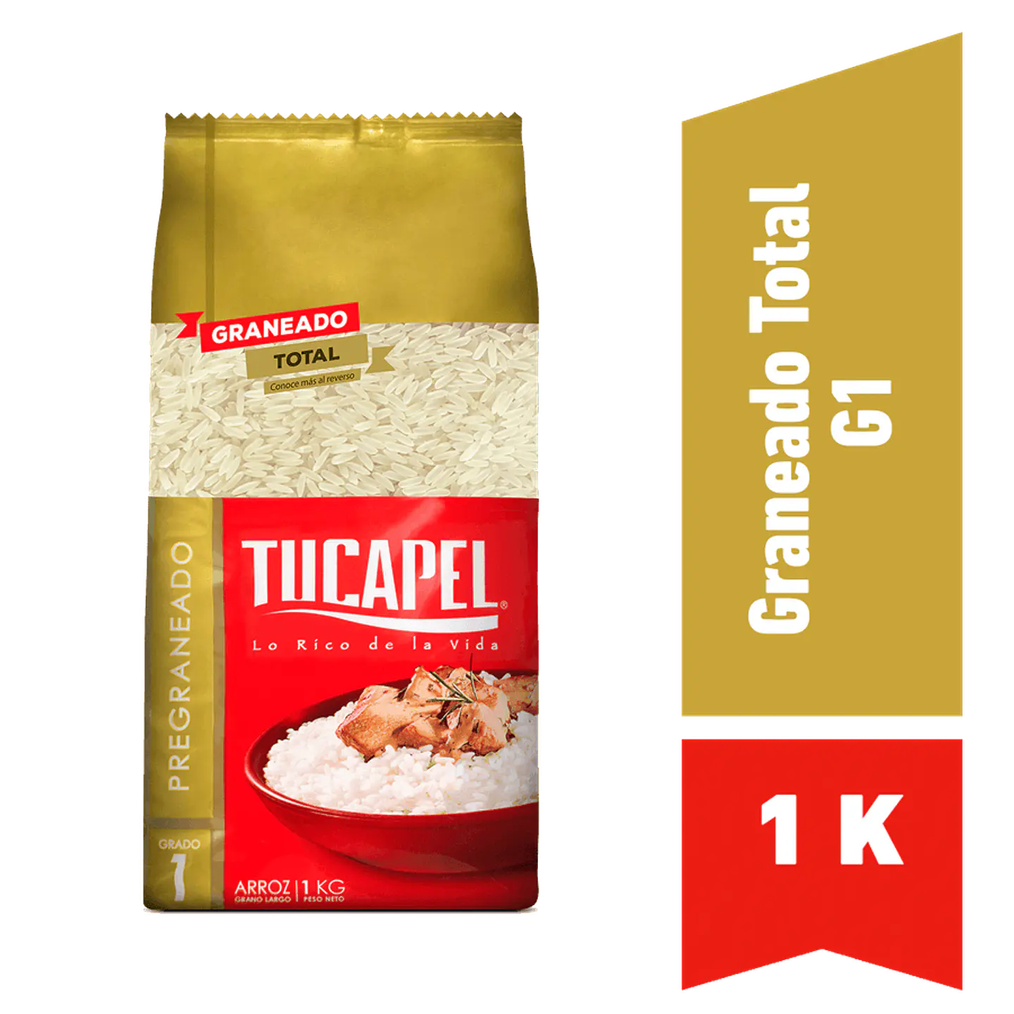 Arroz Pregraneado Tucapel 1 Kg 1