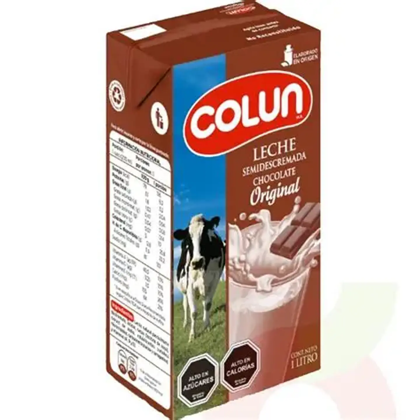Leche Semidescremada Chocolate Original 1 Lt Colun 1