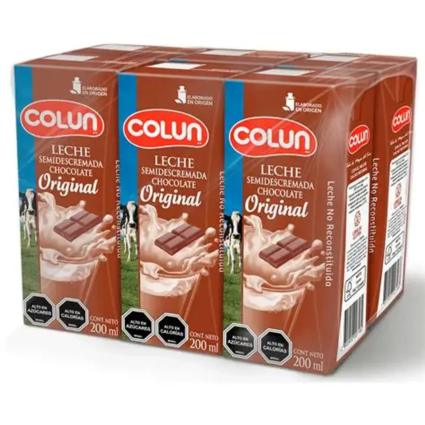 Leche Chocolate Original Pack x 6 un 200 ml Colun 1