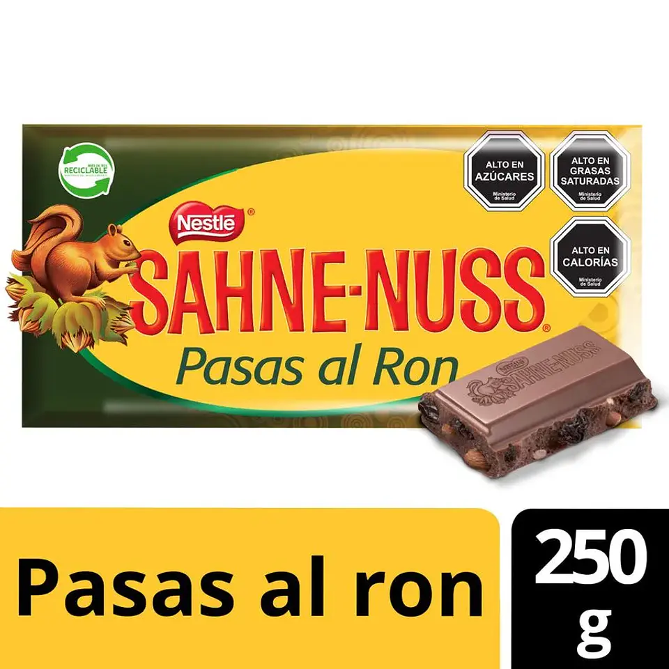 Sahne Nuss Pasas al Ron 250g 1