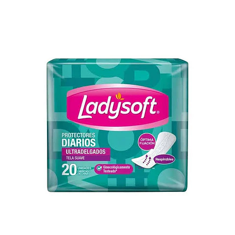 Protectores Diarios Ladysoft 20 U