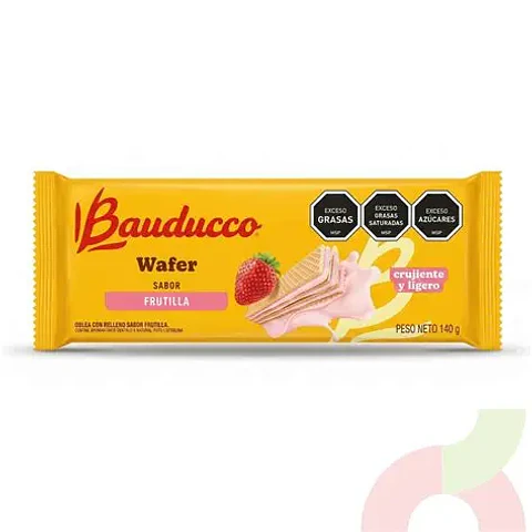 Wafer Frutilla Bauducco 140g