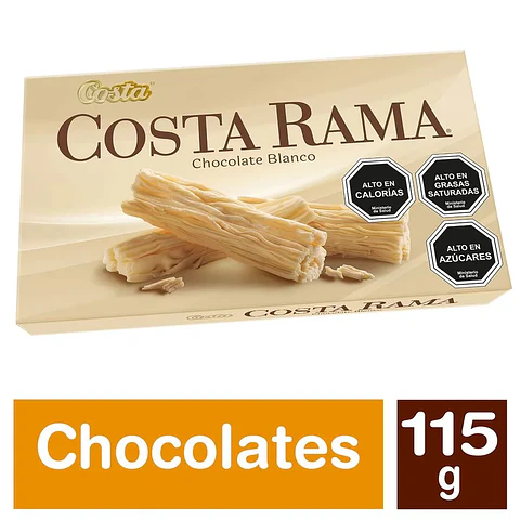 Costa Rama Chocolate Blanco 115g