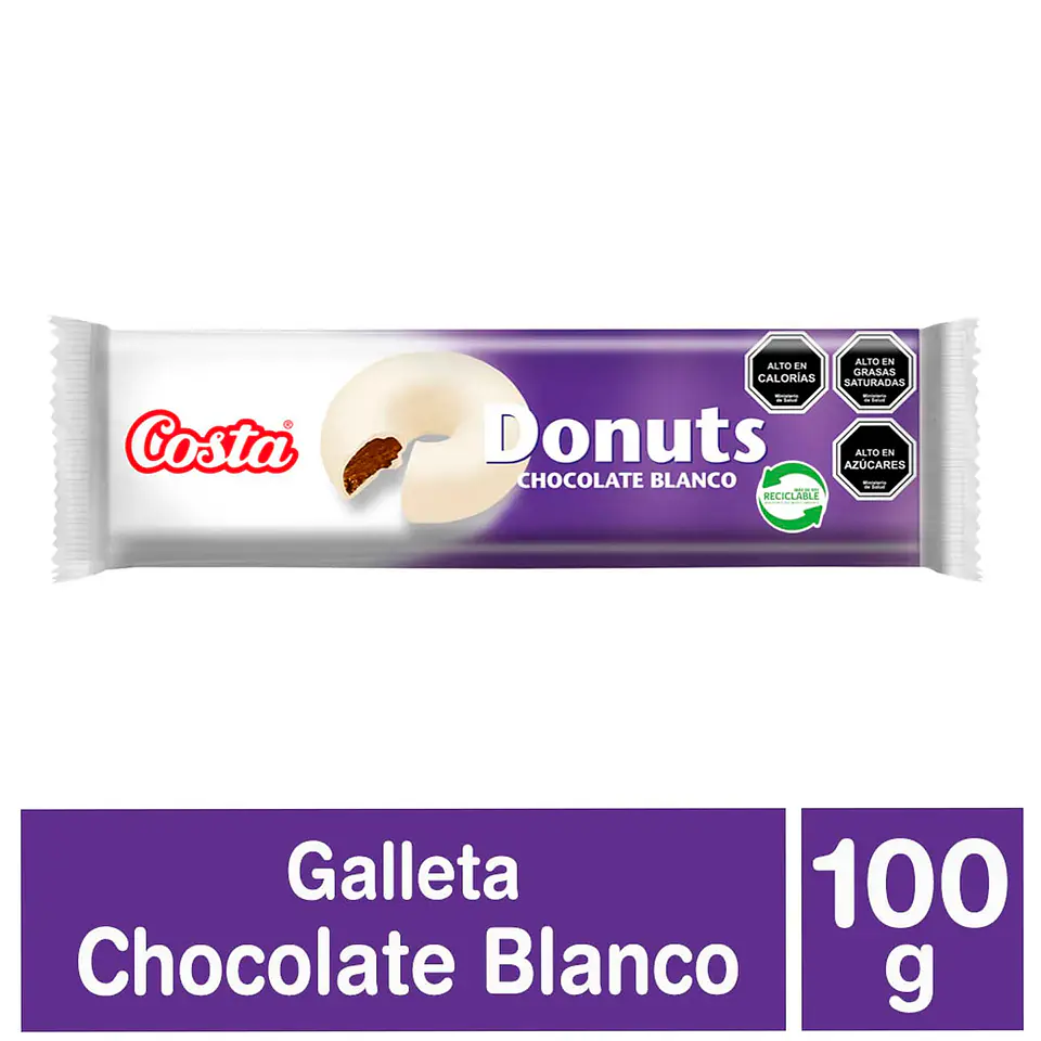 Donuts Chocolate Blanco 100g 1
