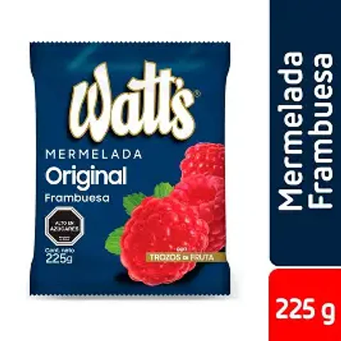Mermelada Frambuesa Watts 225g