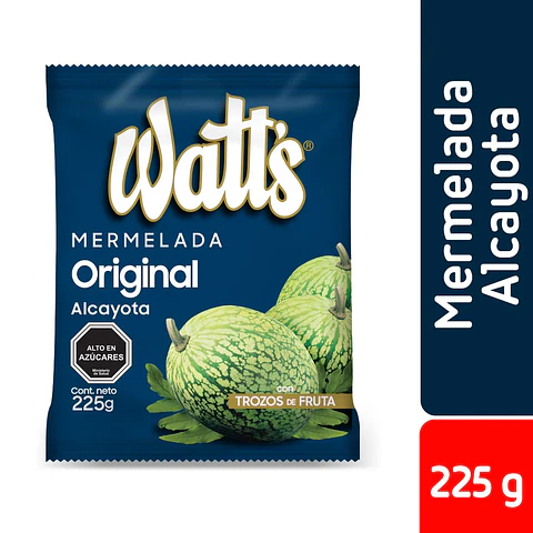 Mermelada Alcayota Watts 225g