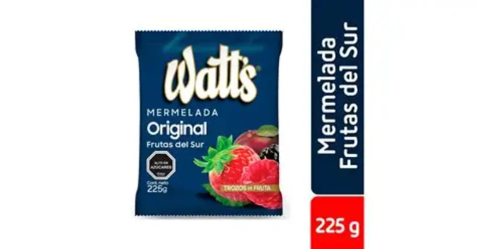 Mermelada Frutas del Sur Watts 225g 1