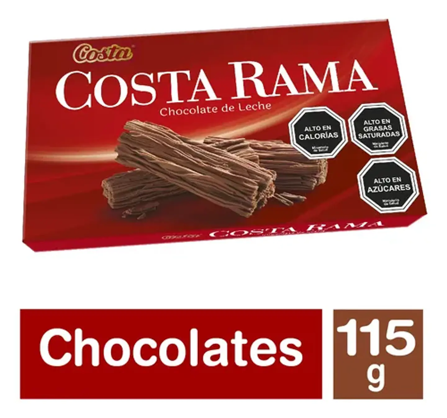Costa Rama Chocolate de Leche 115 grs 1