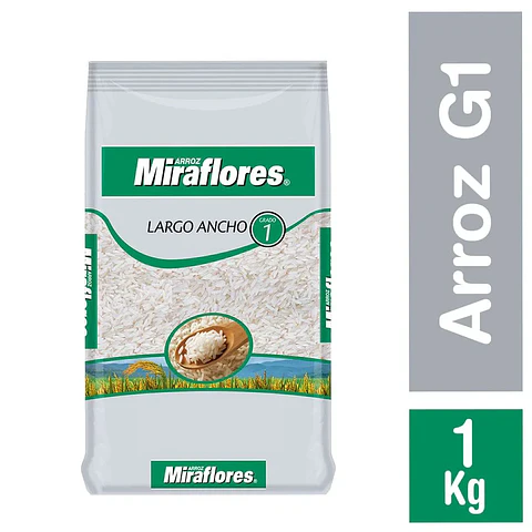 Arroz Miraflores Grado 1 1 kg