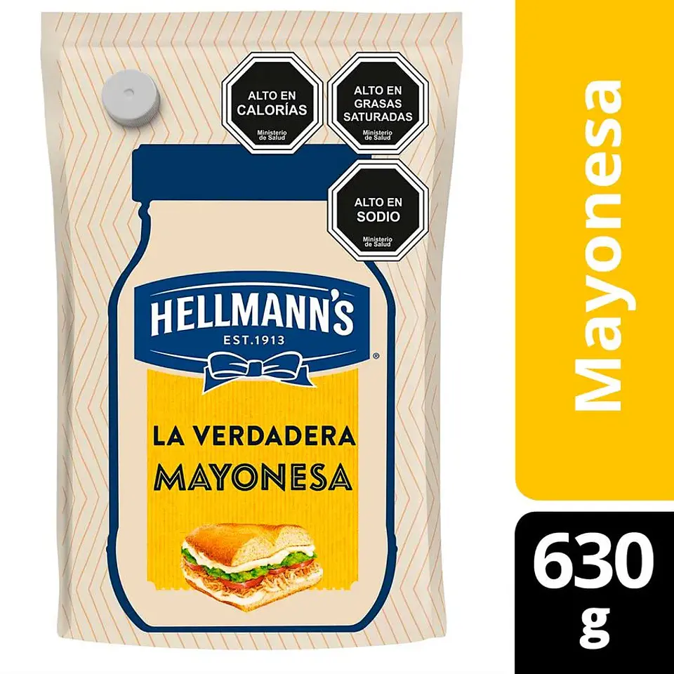 Mayonesa Hellmanns 630 grs 1