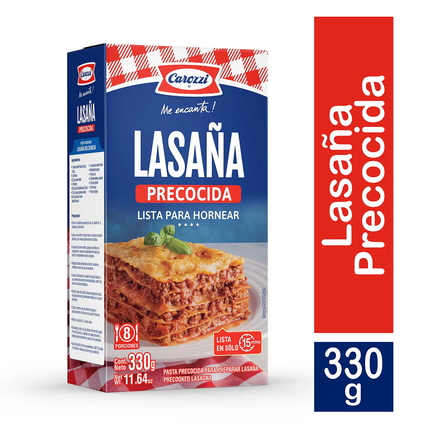 Lasaña Precocida 330g 1