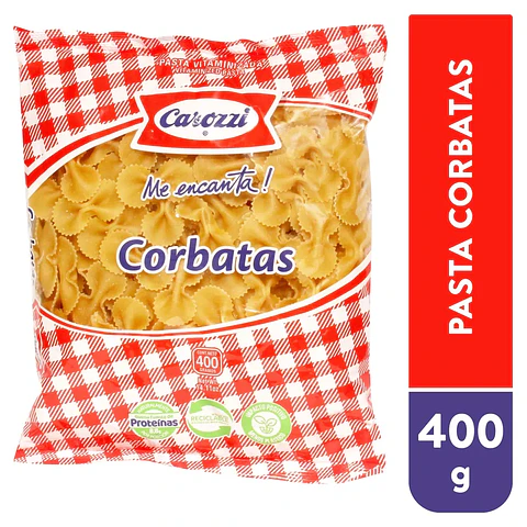 Corbatas Carozzi 400 grs