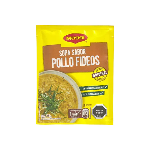 Sopa Pollo Fideos Maggi 70g