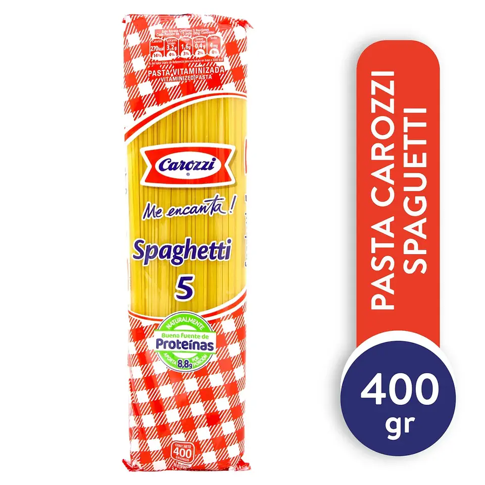 Spaghetti 5 Carozzi 400g 1