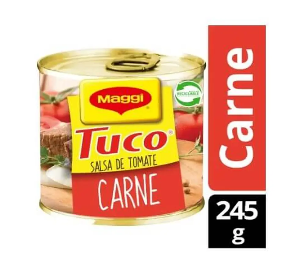 Tuco Salsa de Tomate Carne 245g 1