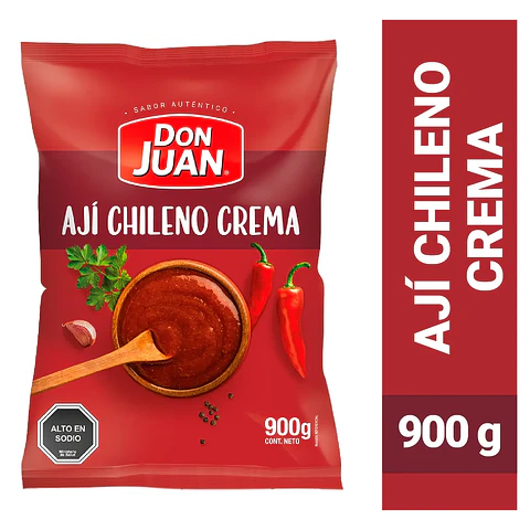 Ají Chileno Crema Don Juan 900g