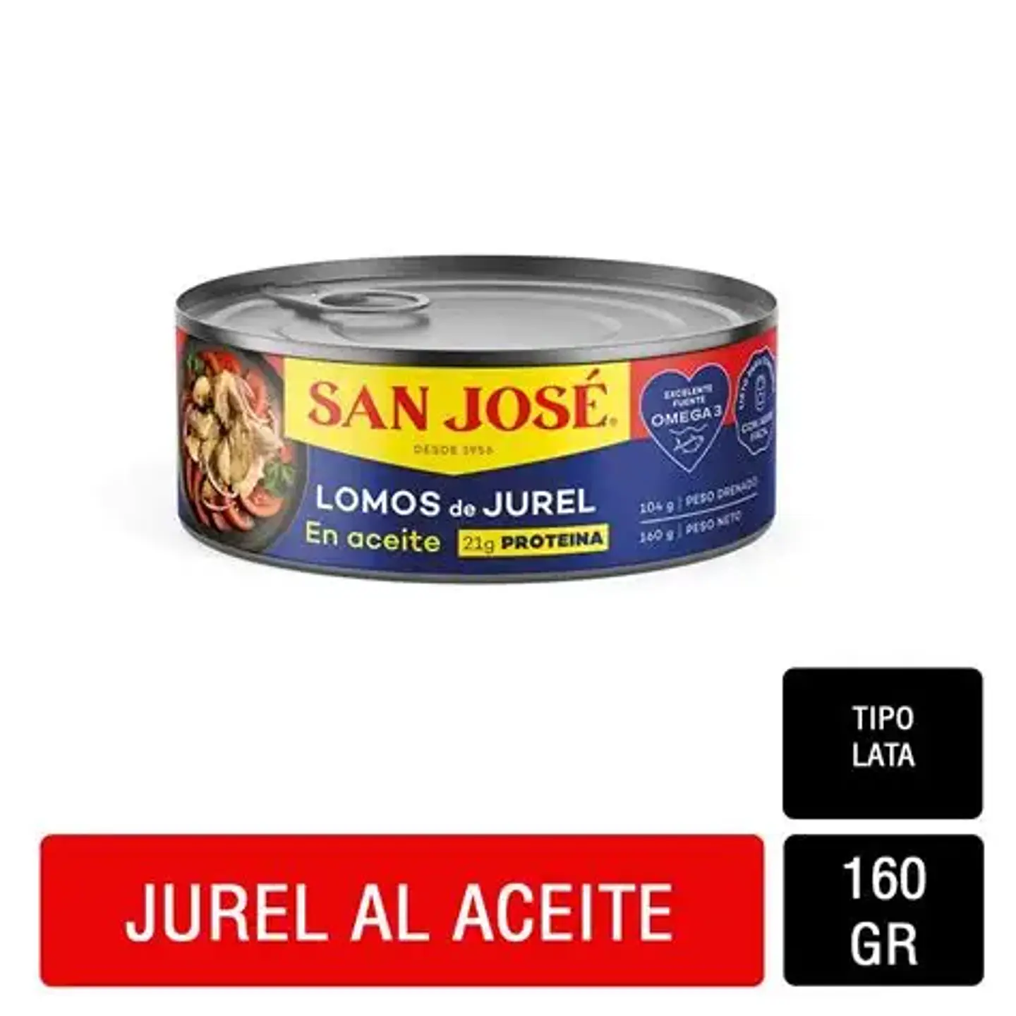 Lomos de Jurel en Aceite San José 160g 1