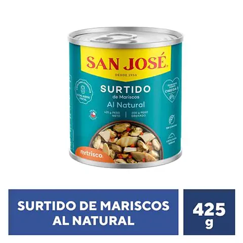 Surtido de Mariscos al Natural San José 425g