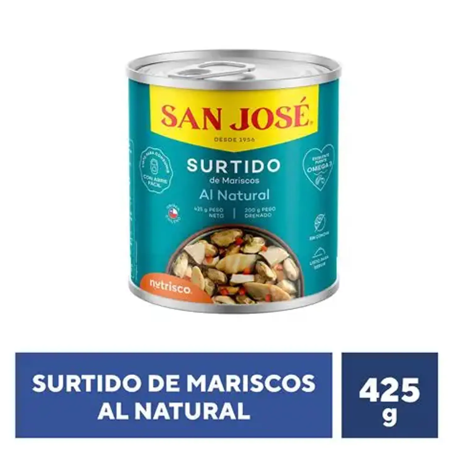 Surtido de Mariscos al Natural San José 425g 1