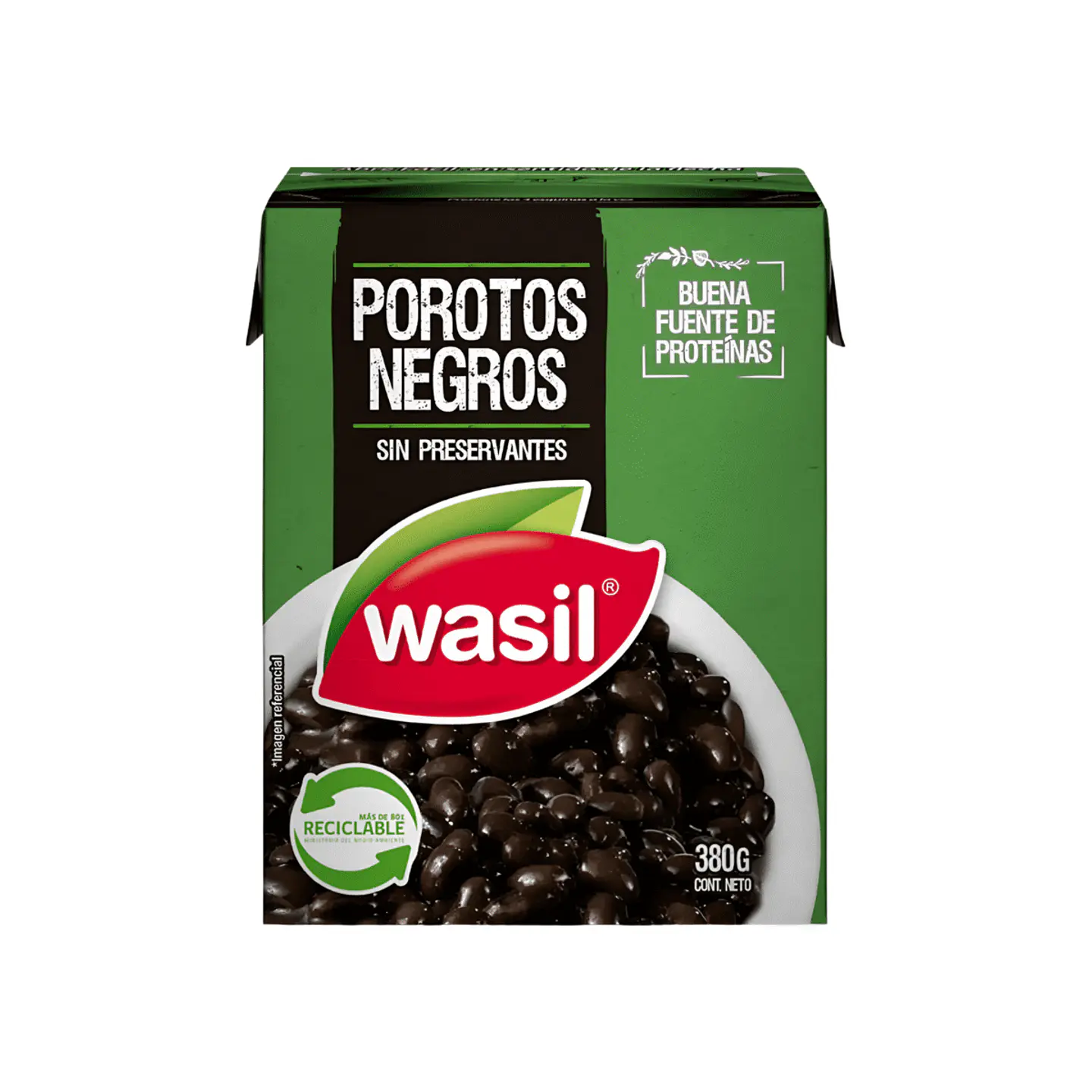 Porotos Negros Wasil 380g 1